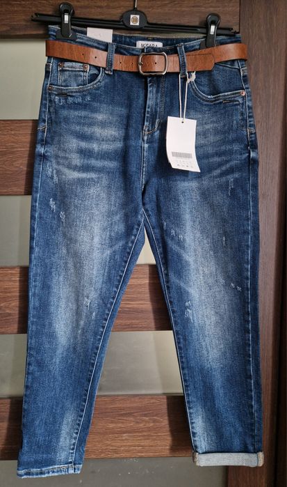 Sprzedam spodnie jeansowe damskie vintage mom fit Nowe
