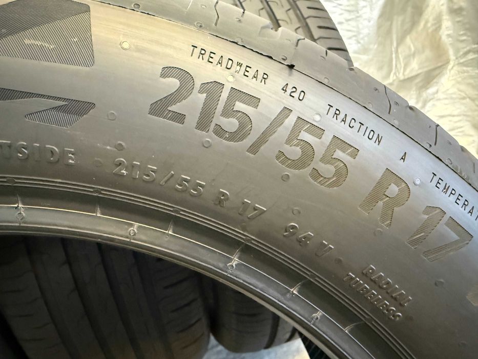 Opony letnie Continental EcoContact 6 215/55/17 94V jak NOWE 2024 rok