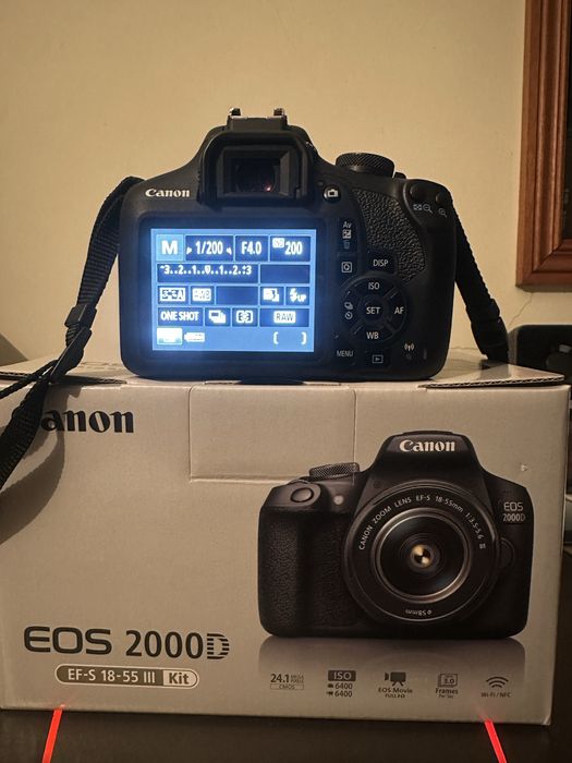 Canon eos2000d Kit Fotografico