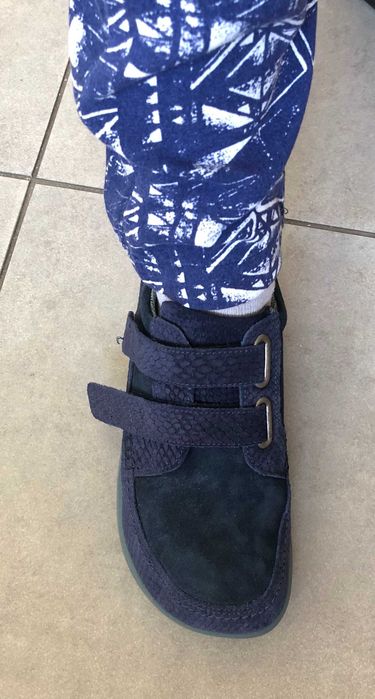 NEW FEET 38 półbuty zamszowe, rzepy, sneakersy, zdrowotne