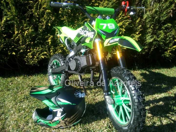 Capacetes motocross criança p/ mini moto mota e moto 4