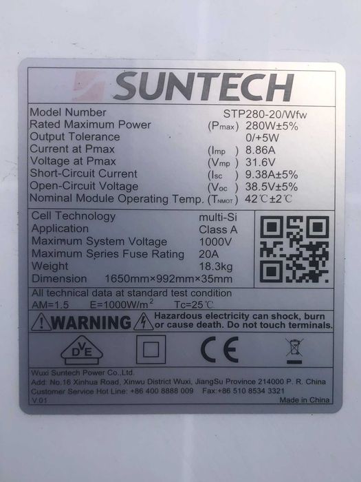 Solar Panel Kit (280+280 W), Complete (New Price)64171266632707124