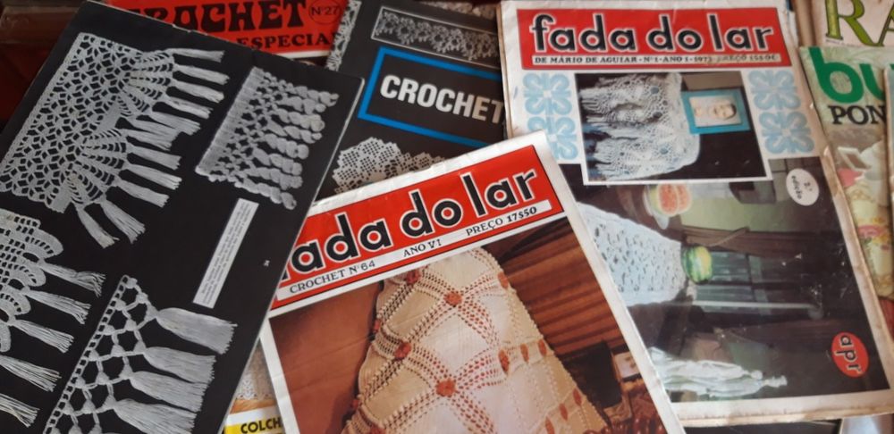 Conjunto de Revistas Crochet Antigas