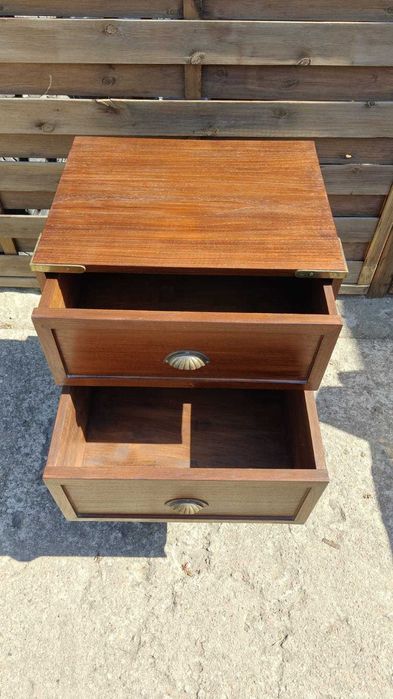 Komoda szafka nocna kolonialna drewniana unikatowa