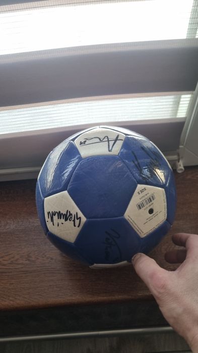 Piłka adidas z autografami Wisła Plock