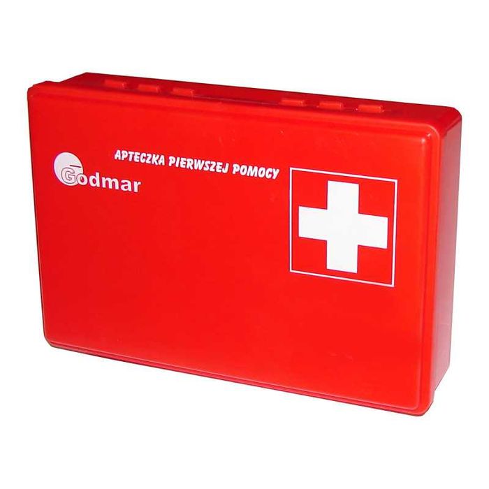 Apteczka pierwszej pomocy + gaśnica 1kg +koc termiczny -do samochodu