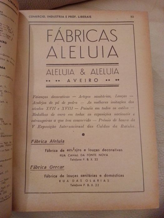 Antigo Livro Guia/Anuário dos Correios/Telégrafos e Telefones de 1948