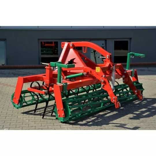 Agregat uprawowo siewny AgroMasz AS3 3m na pazurkach z hydrapackiem