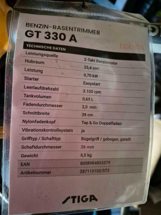 Podkaszarka spalinowa STIGA