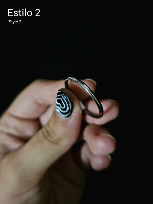 Anéis aço inoxidável