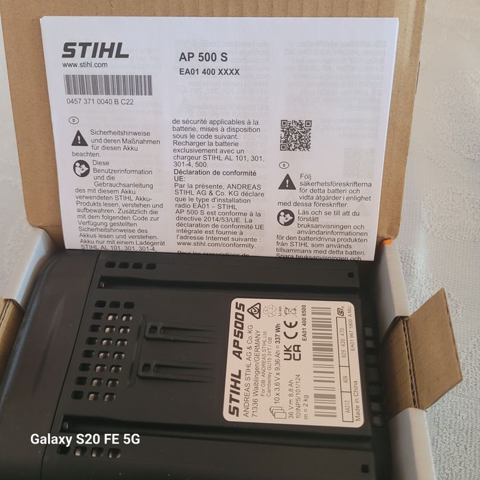 Akumulator Stihl AP 500 S