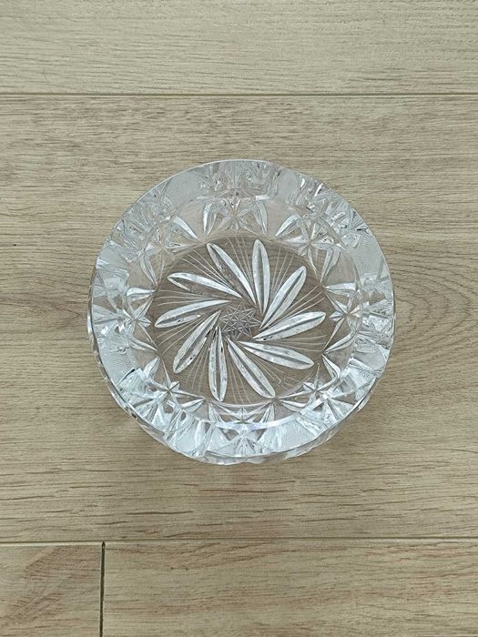 Popielnica kryształowa PRL