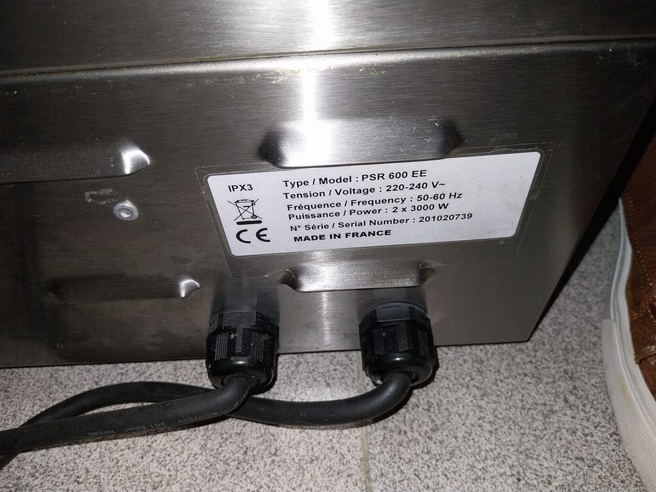 Prancha Roller Grill PSR 600EE