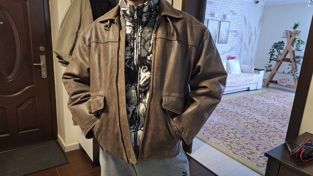 Кожаная куртка. Винтаж.