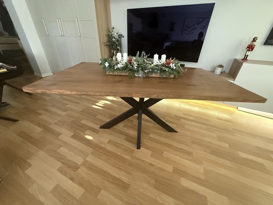 Stół loftowy blat drewniany