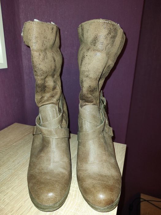 Botki damskie ocieplane