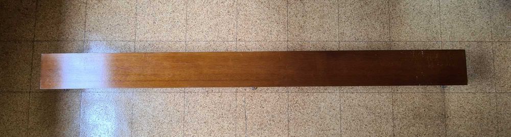 6 Sanefas maciças com Calha Dupla