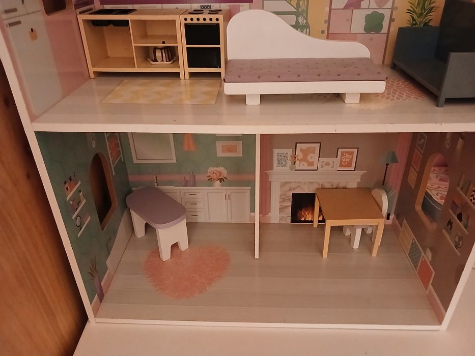 Casinha de bonecas de brincar