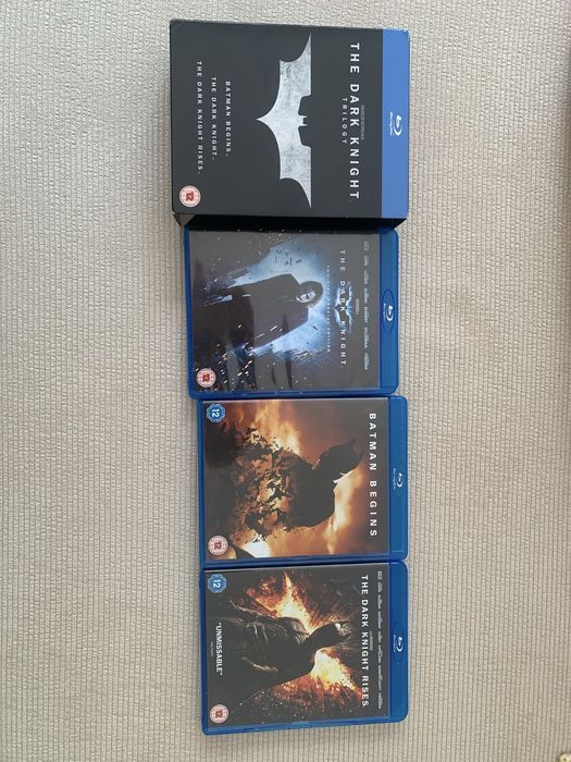 The dark knight triology blu ray