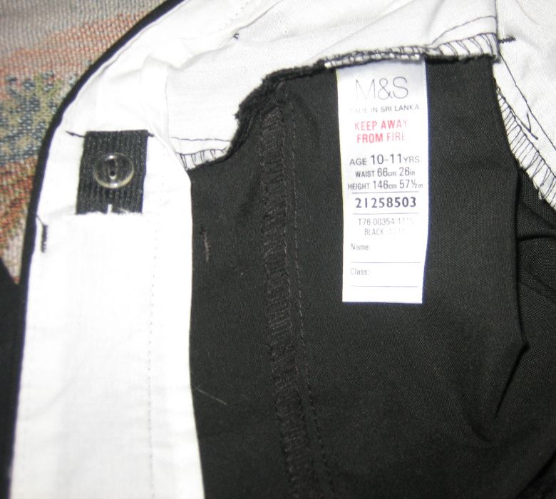 Брюки школьные, Marks & Spencer, 10-11 лет.