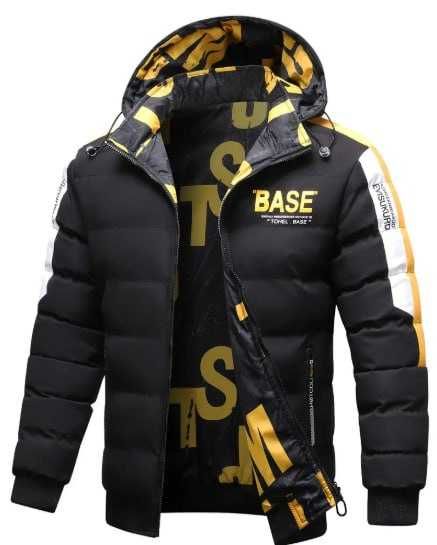 Теплий зимовий двусторонній пуховик, куртка Base розмір XXL (54-56)