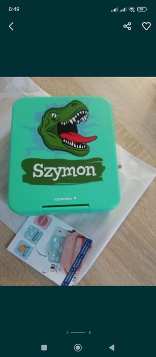 Śniadaniówka/lunchbox z imieniem Szymon