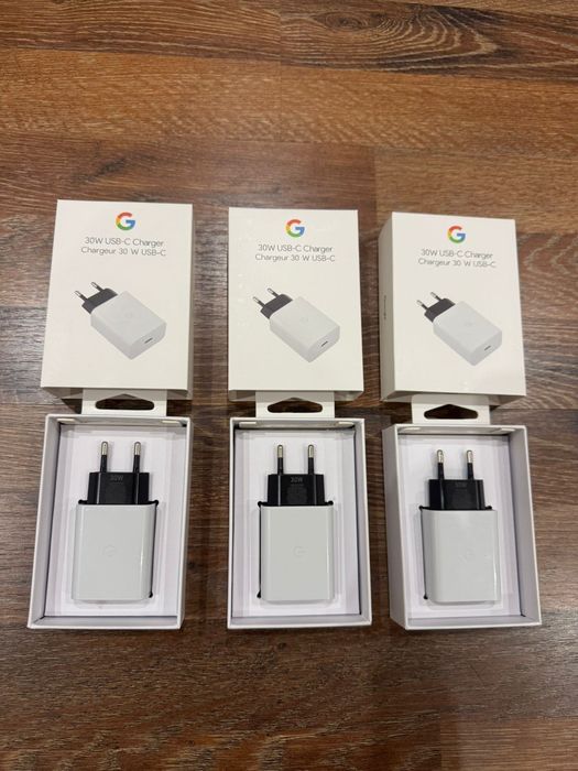 Оригинальный адаптер Google Pixel 30 Вт быстрая зарядка, блок usb-c