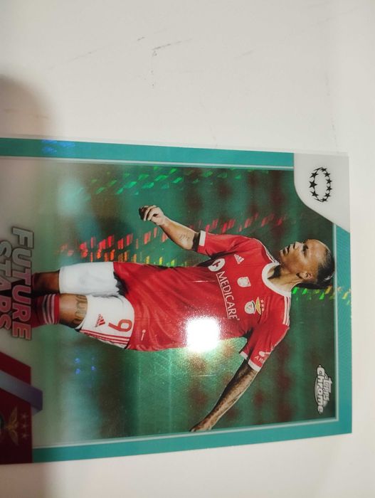 Carta Paralela Topps Chrome Benfica