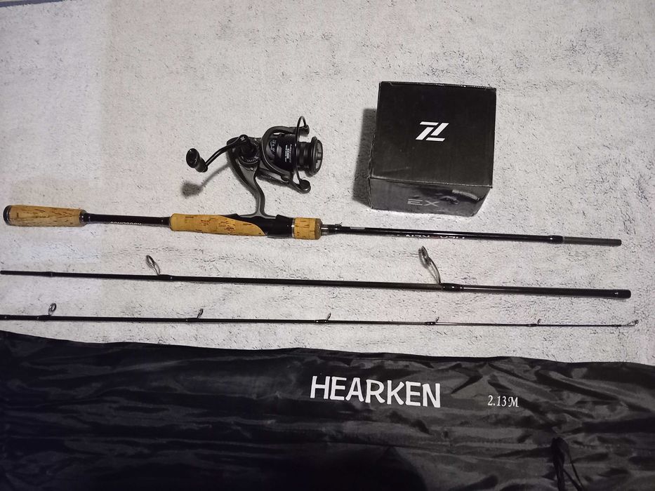 Premium Spinning fishing FiberCarbon Hearken 2.13m+EX3000