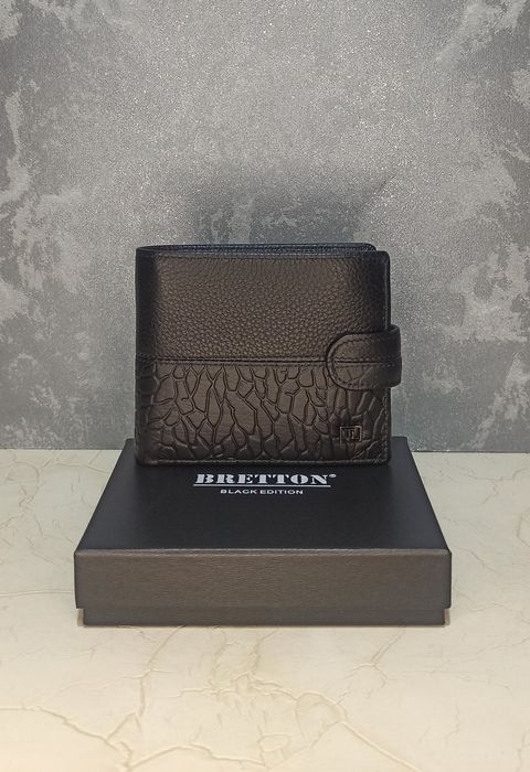 Кошелек  мужской  кожаный Bretton гаманець чоловічий шкіряний портмоне