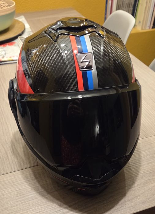 Capacete modular scorpion exo tech evo carbon