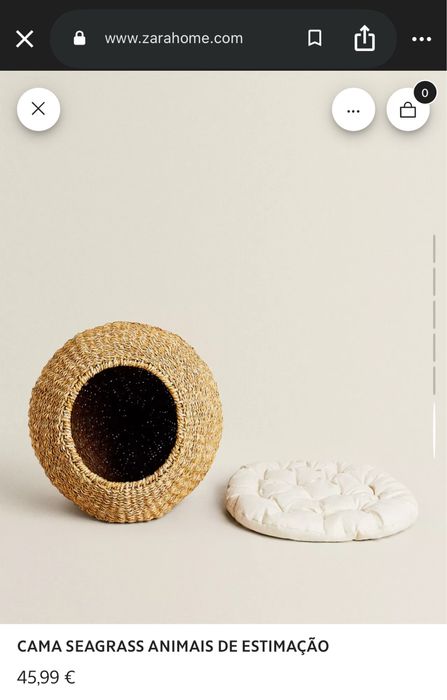 Cama de gato Zara home