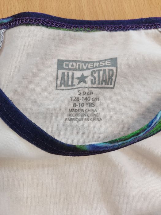 Bluzka Converse All Star roz.128-140 koszulka , t-shirt