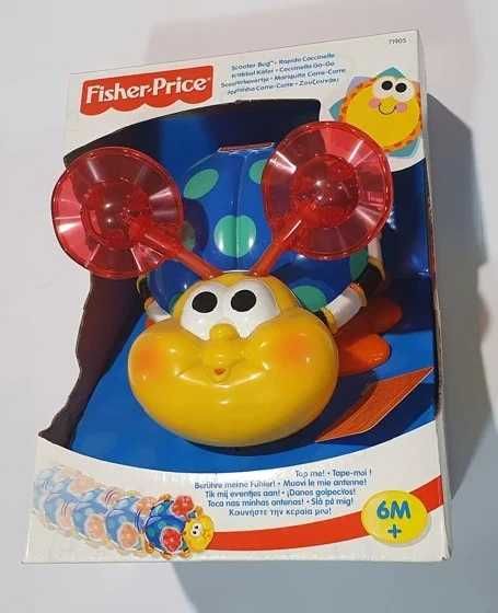 Fisher Price 71905 Lady Bug Biedronka zabawka edukacyjna, motoryczna