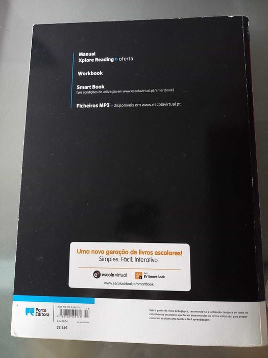 Manual + Caderno de atividades de Inglês 12ºano- Xplore 12