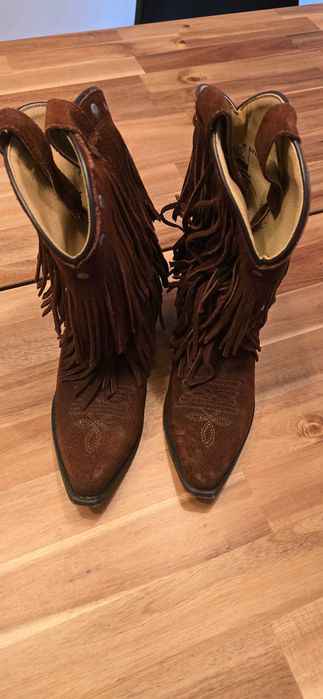 Botas texana em pele legítimo