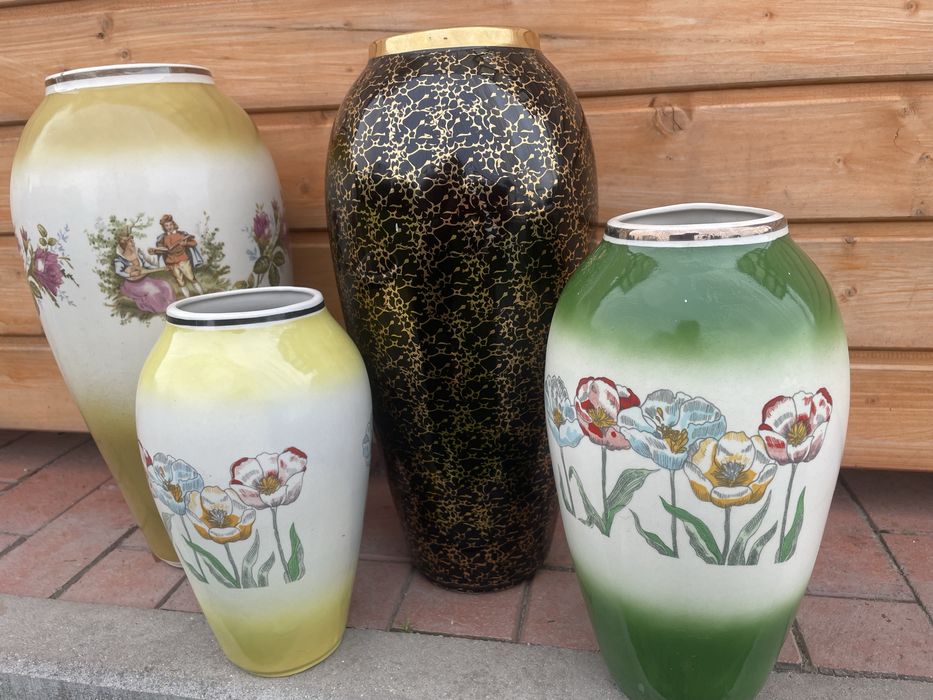 Wazony porcelana Chodziez. Komplet