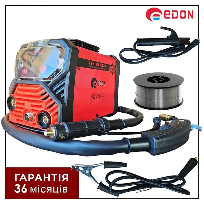 Полуавтомат Edon БЕЗ ГАЗА флюсовая проволока + электроды/цена/качество