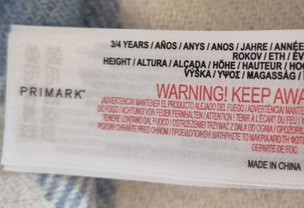 Kurtka w kratkę roz 104cm