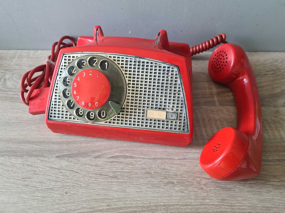 Telefon stacjonarny na tarczę Aster 72 RWT Prl