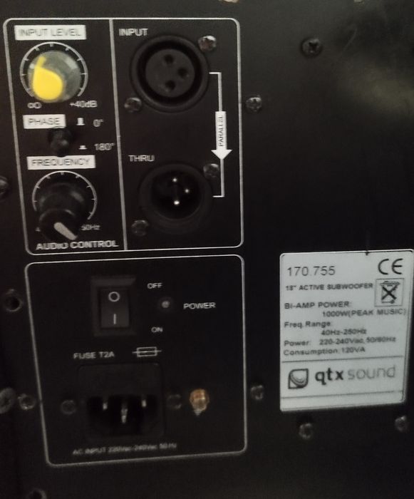 PA  amplificado para duos ou DJ