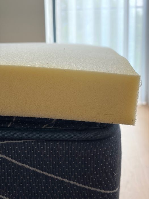 Memory foam mattress toper 160x200