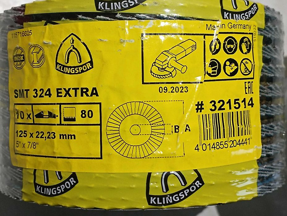 диск лепестковый зачисной Klingspor