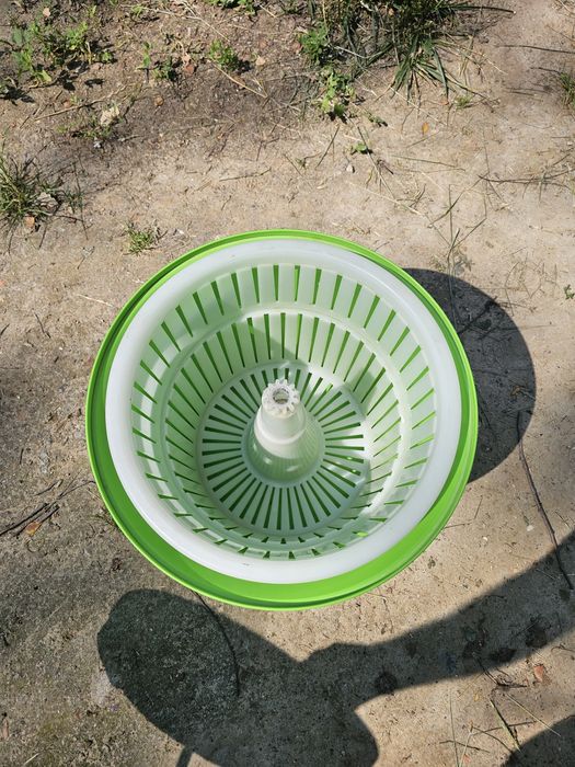 Duża wirówka do sałat, wiadro