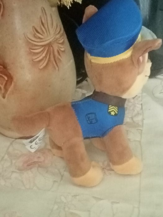 Boneco peluche Cão Polícia, Patrulha Pata