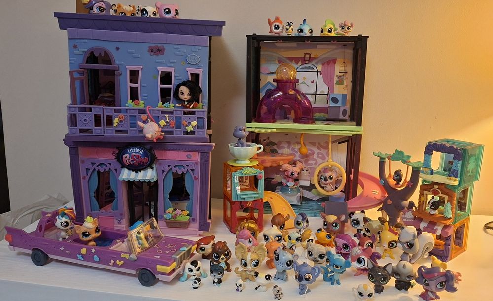 Littlest Pet Shop-sklep dla zwierzaków, pokój Blythe oraz wiele innych