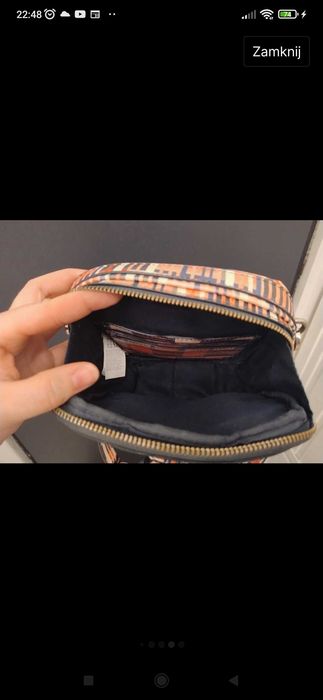 Mała kolorowa z kieszonkami