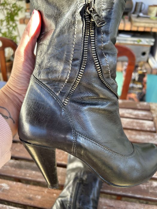 Botas pretas da Salsa