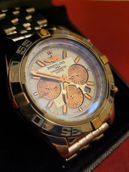 BREITLING Chronomat 44mm,Steel/Rose gold