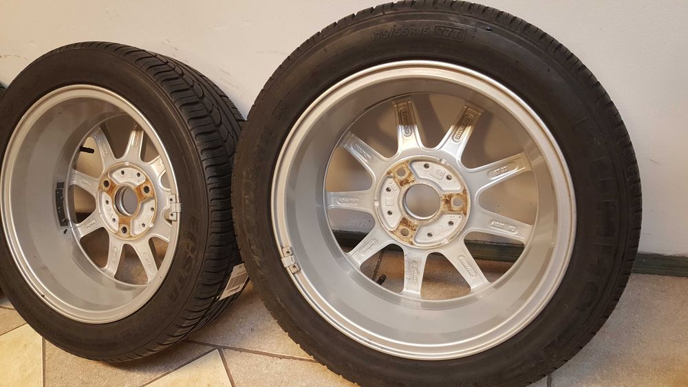 Felgi aluminiowe 15 koła Smart Fortwo +opony